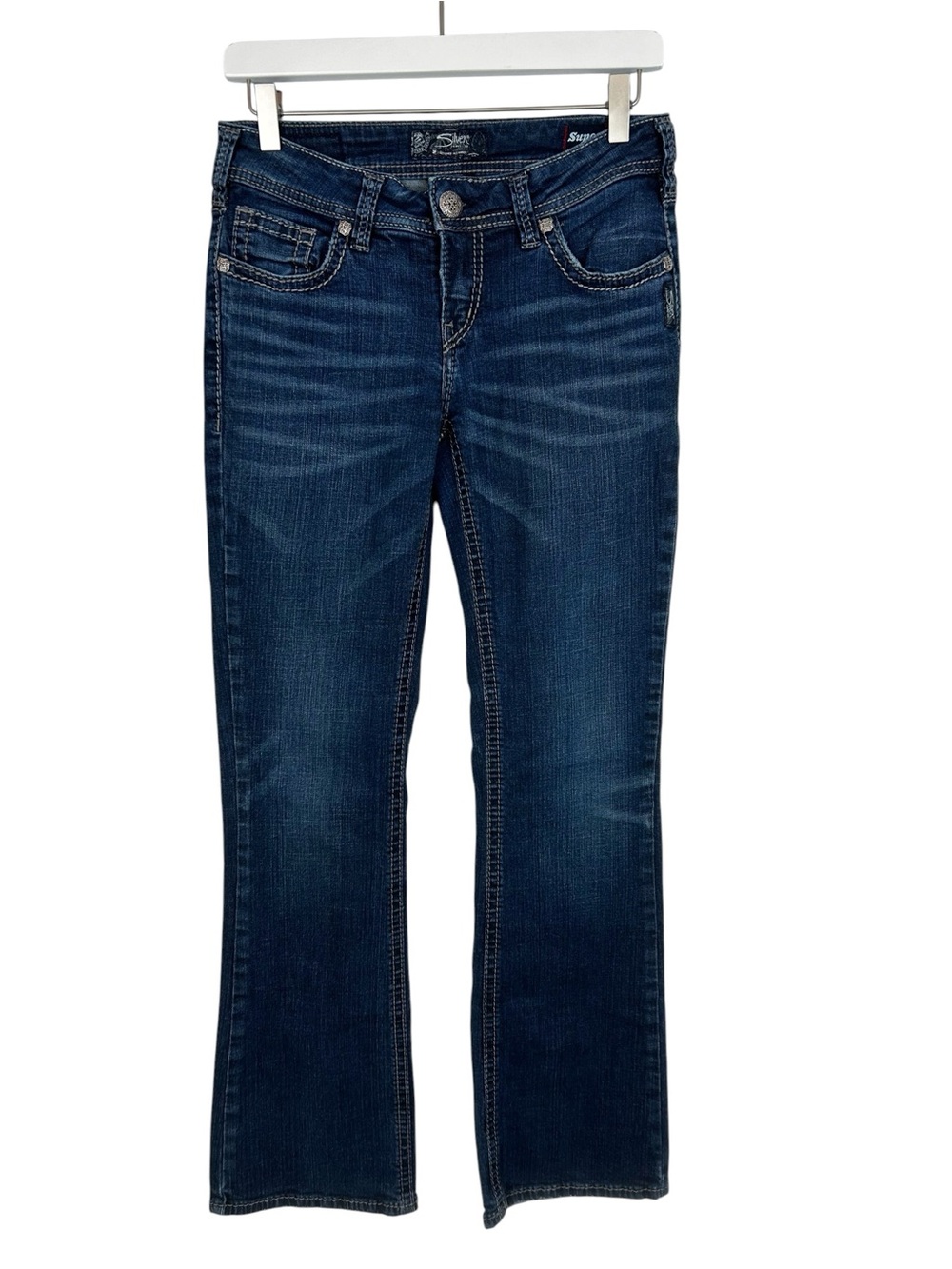 Silver Jeans Co. Y2K Aiko Mid Boot Jeans Size W29 / L33 Super Stretch